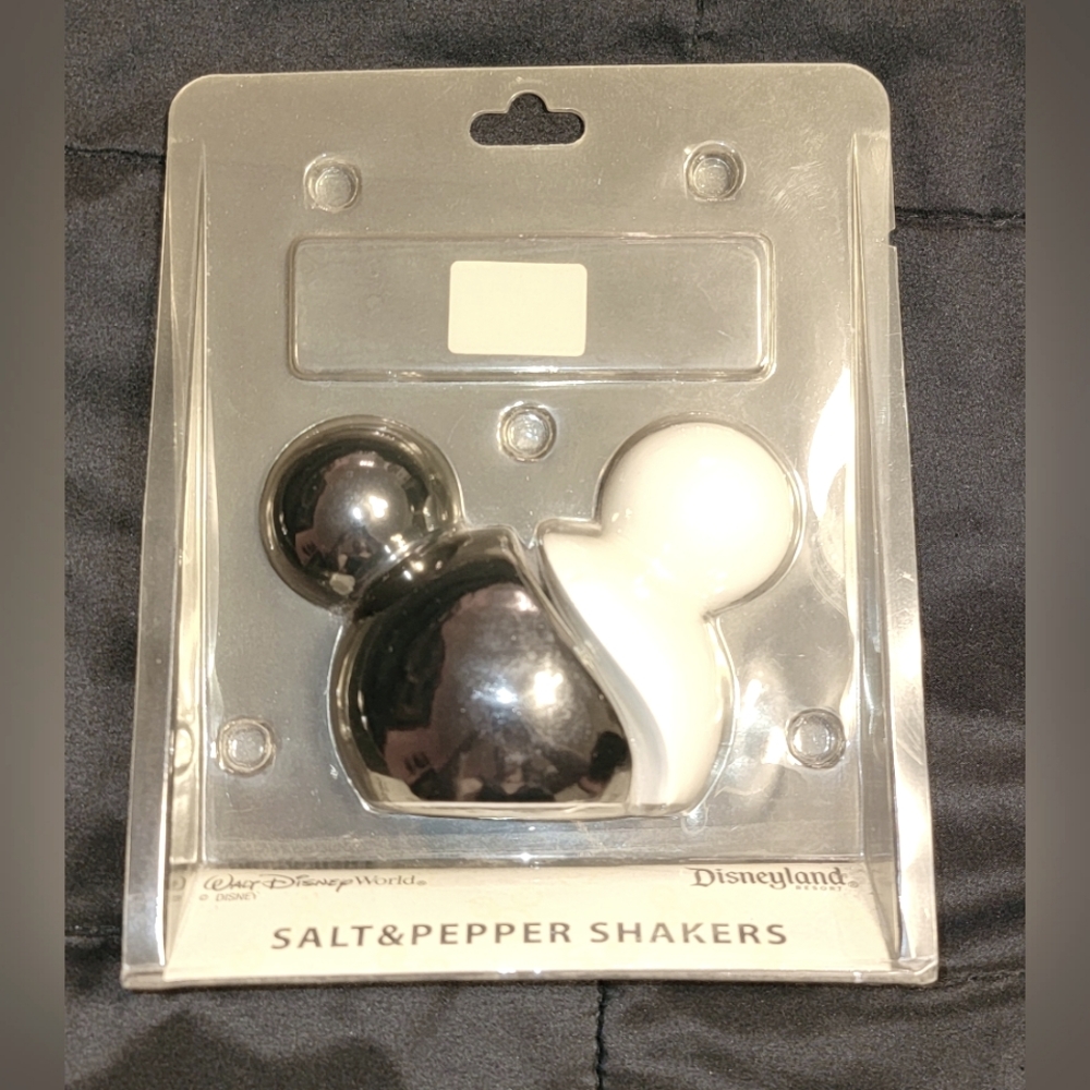 Still in package Disneyland Mickey Mouse Salt & Pepper Shakers